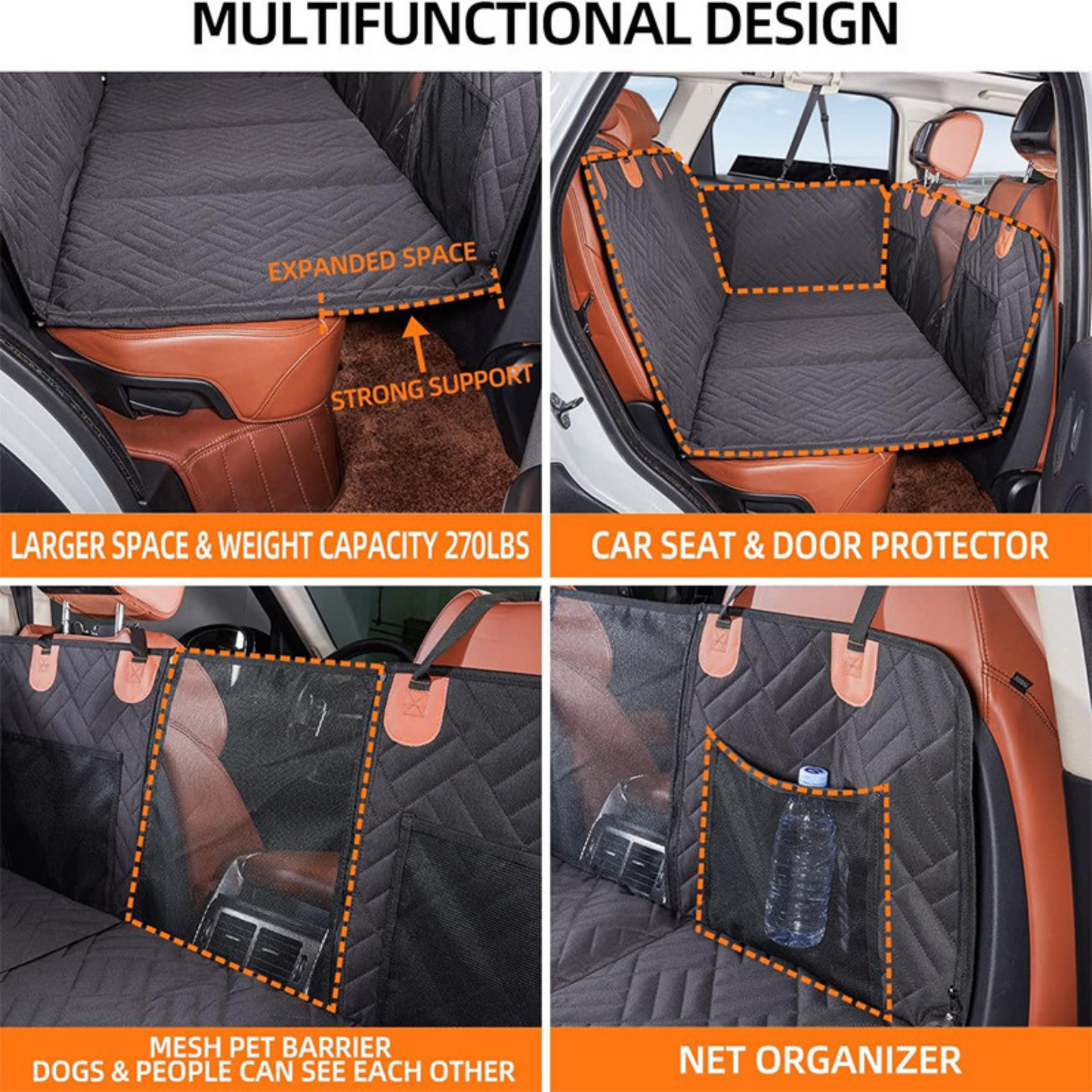 BuddyHardBase™ - Safe & Cozy Backseat for Pets