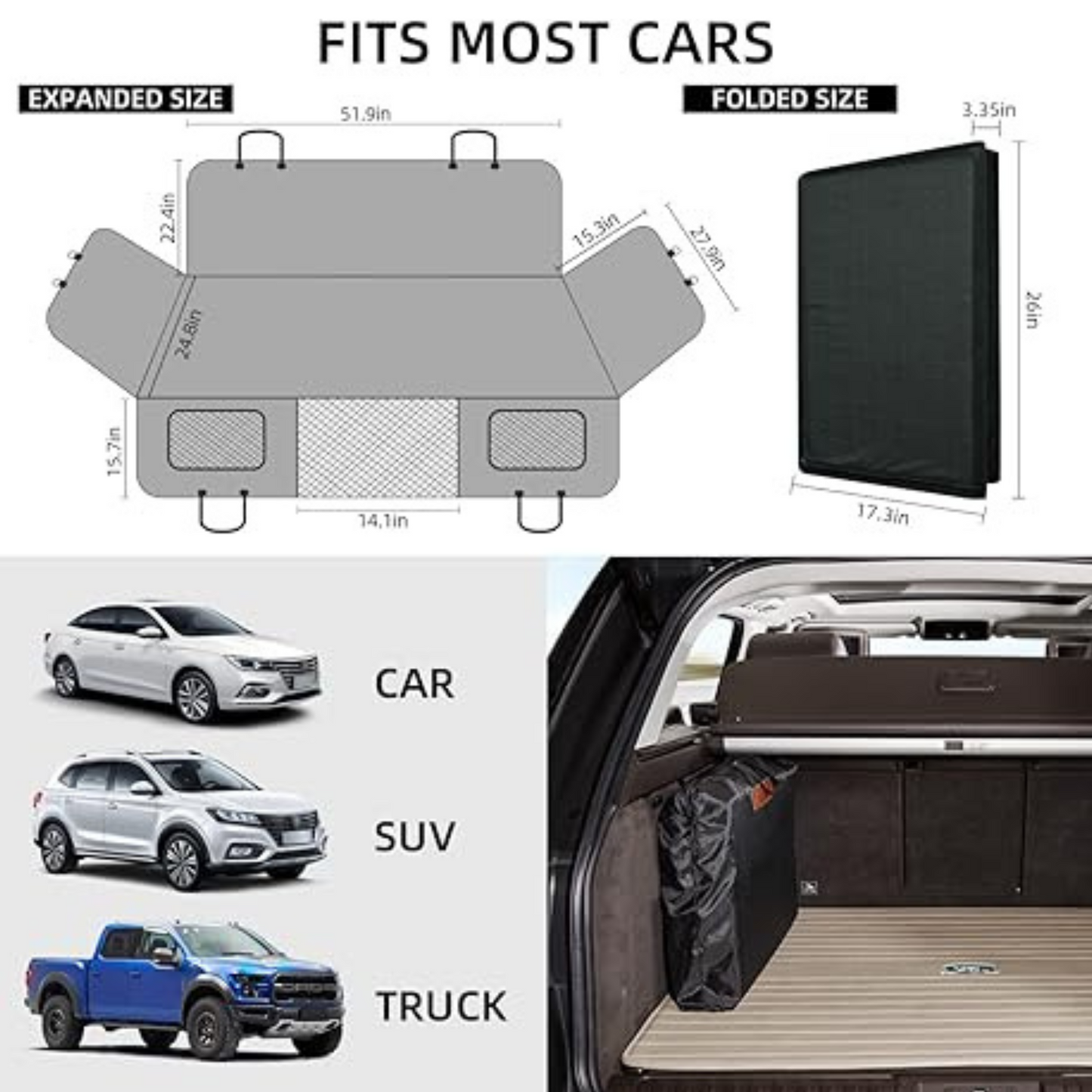 BuddyHardBase™ - Safe & Cozy Backseat for Pets