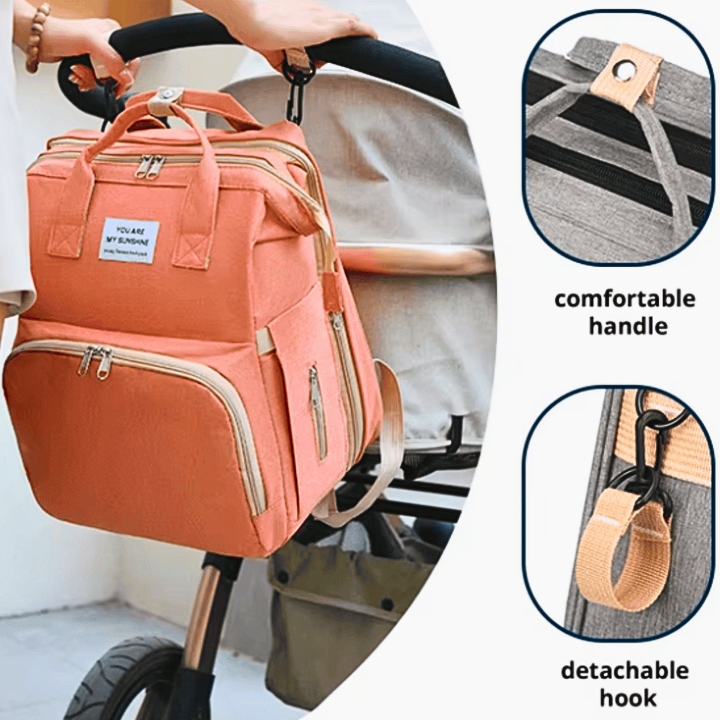 DiapyPack™ - Diaper Bag & Changing Station