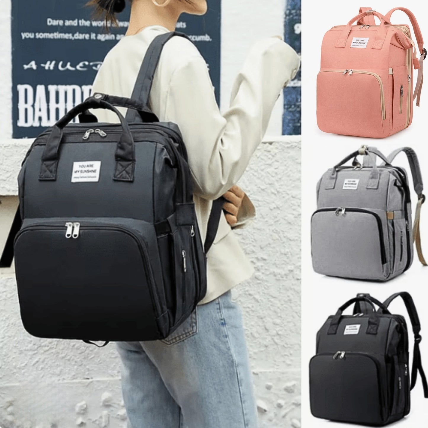 DiapyPack™ - Diaper Bag & Changing Station